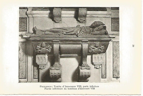 Lamina 784: VATICANO. Tumba de Inocencio VIII parte inferior