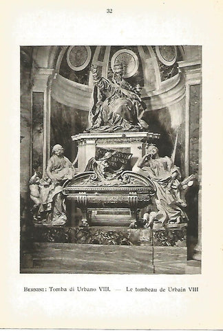 Lamina 785: VATICANO. Tumba de Urbano VIII