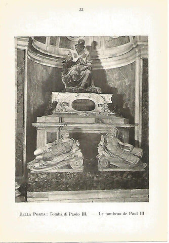 Lamina 786: VATICANO. Tumba de Pablo III