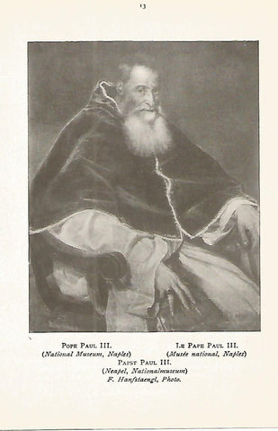 Lamina 807: TIZIANO. El papa Pablo III
