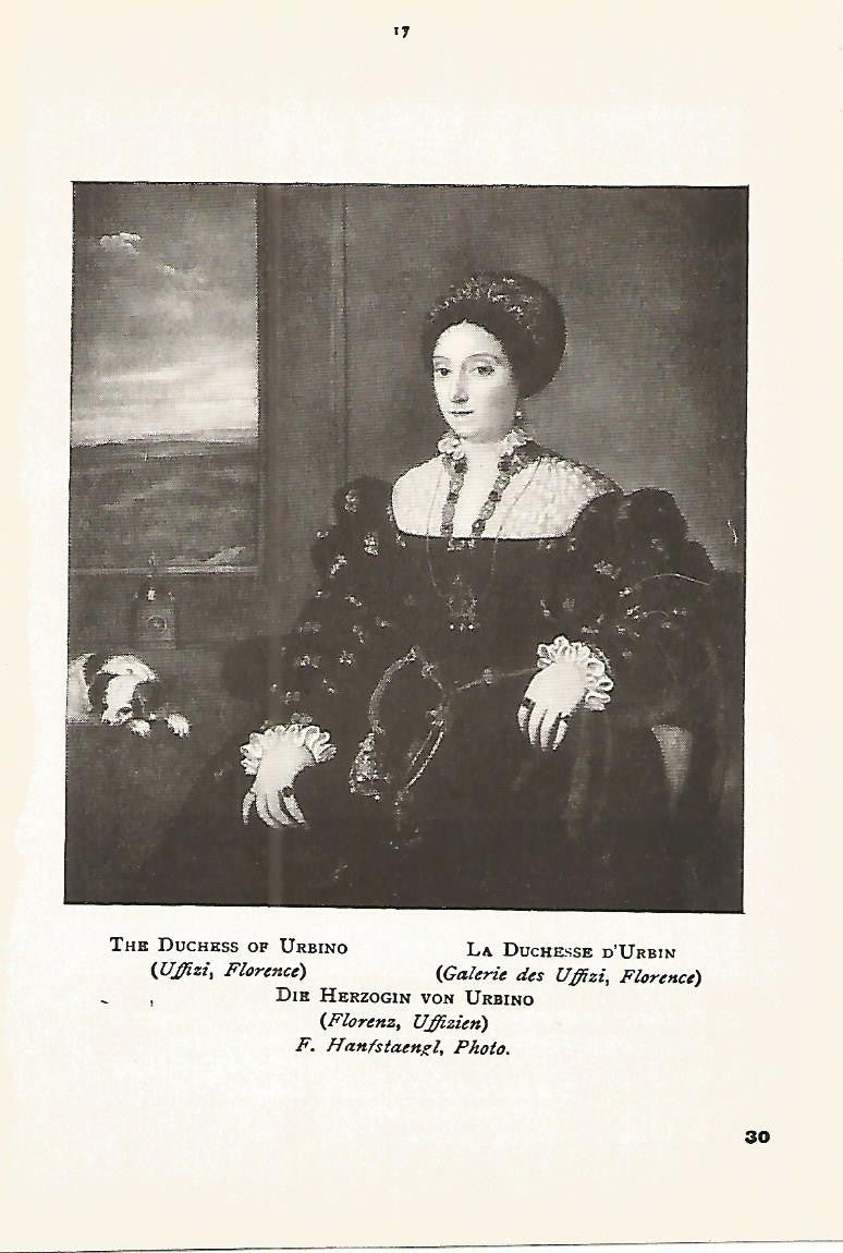 Lamina 809: TIZIANO. La Duquesa de Urbino