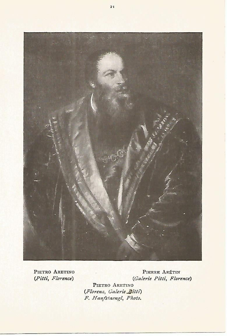 Lamina 811: TIZIANO. Pietro Aretino