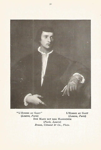 Lamina 815: TIZIANO. El hombre del guante