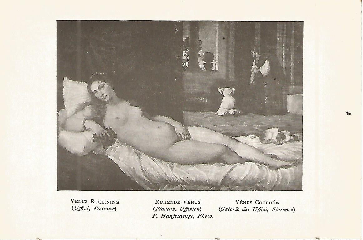 Lamina 819: TIZIANO. Venus reclinada