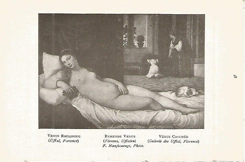Lamina 819: TIZIANO. Venus reclinada