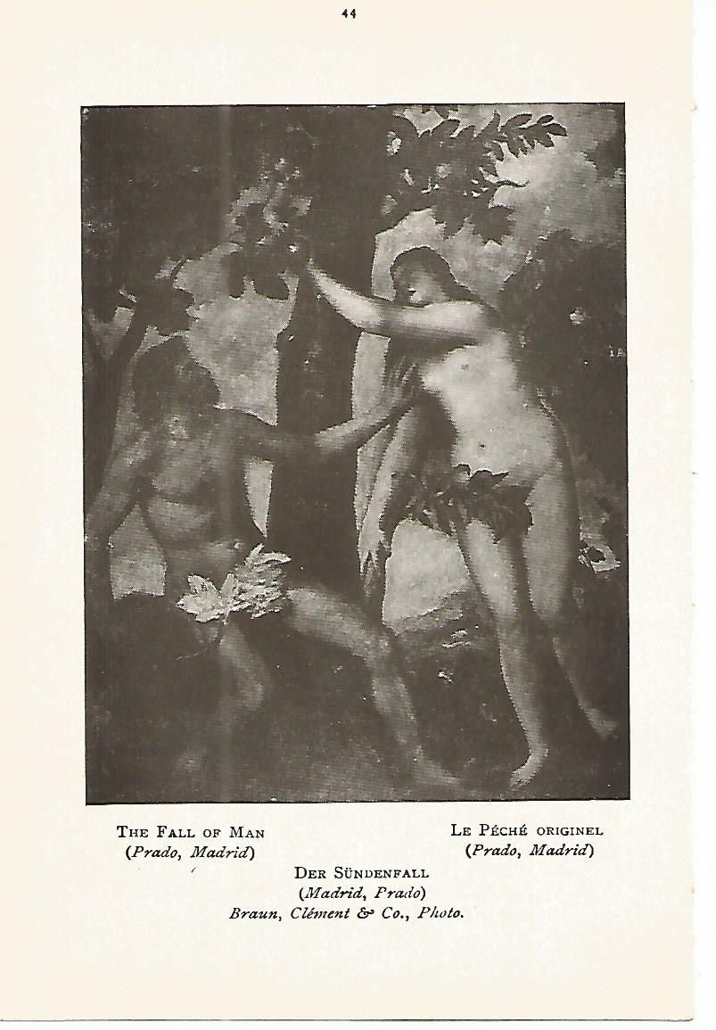 Lamina 822: TIZIANO. La caida del hombre