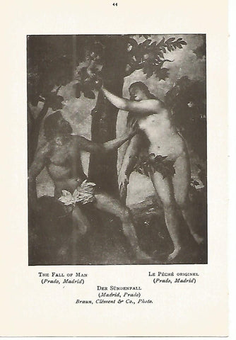 Lamina 822: TIZIANO. La caida del hombre