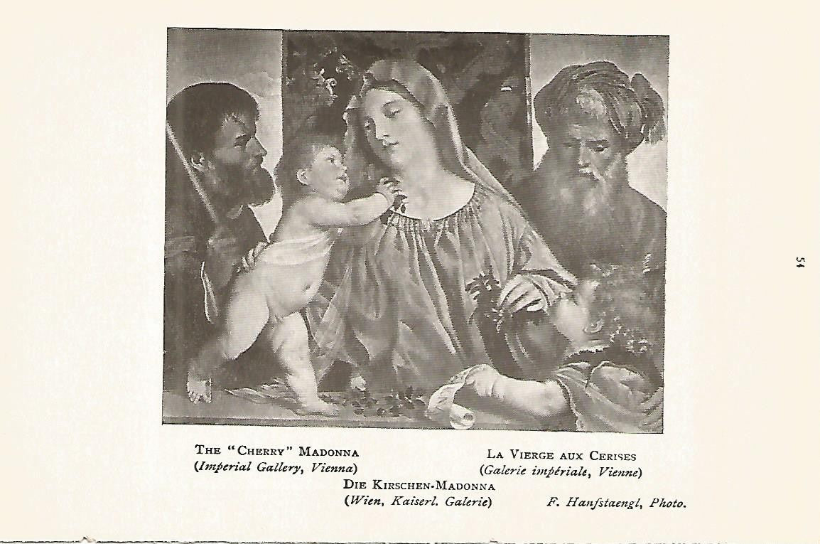 Lamina 827: TIZIANO. La Virgen de la cereza