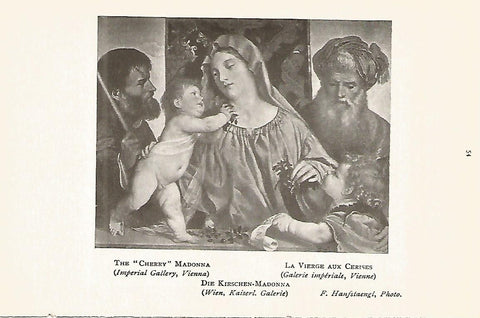 Lamina 827: TIZIANO. La Virgen de la cereza