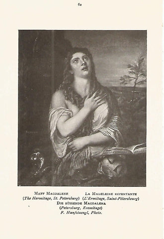 Lamina 831: TIZIANO. Maria Magdalena