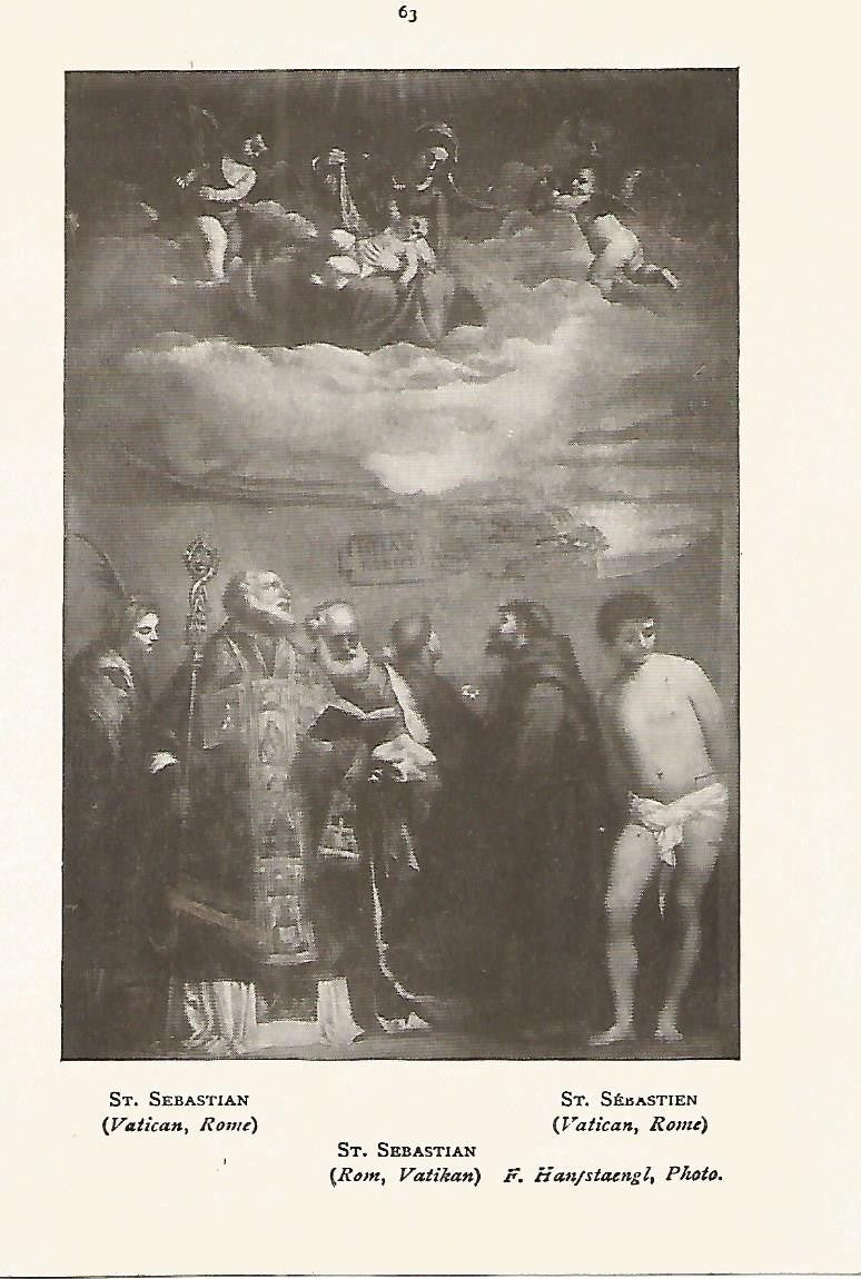 Lamina 832: TIZIANO. San Sebastian