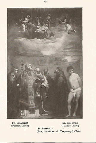 Lamina 832: TIZIANO. San Sebastian