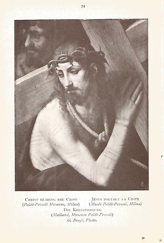 Lamina 848: LUINI. Cristo llevando la cruz