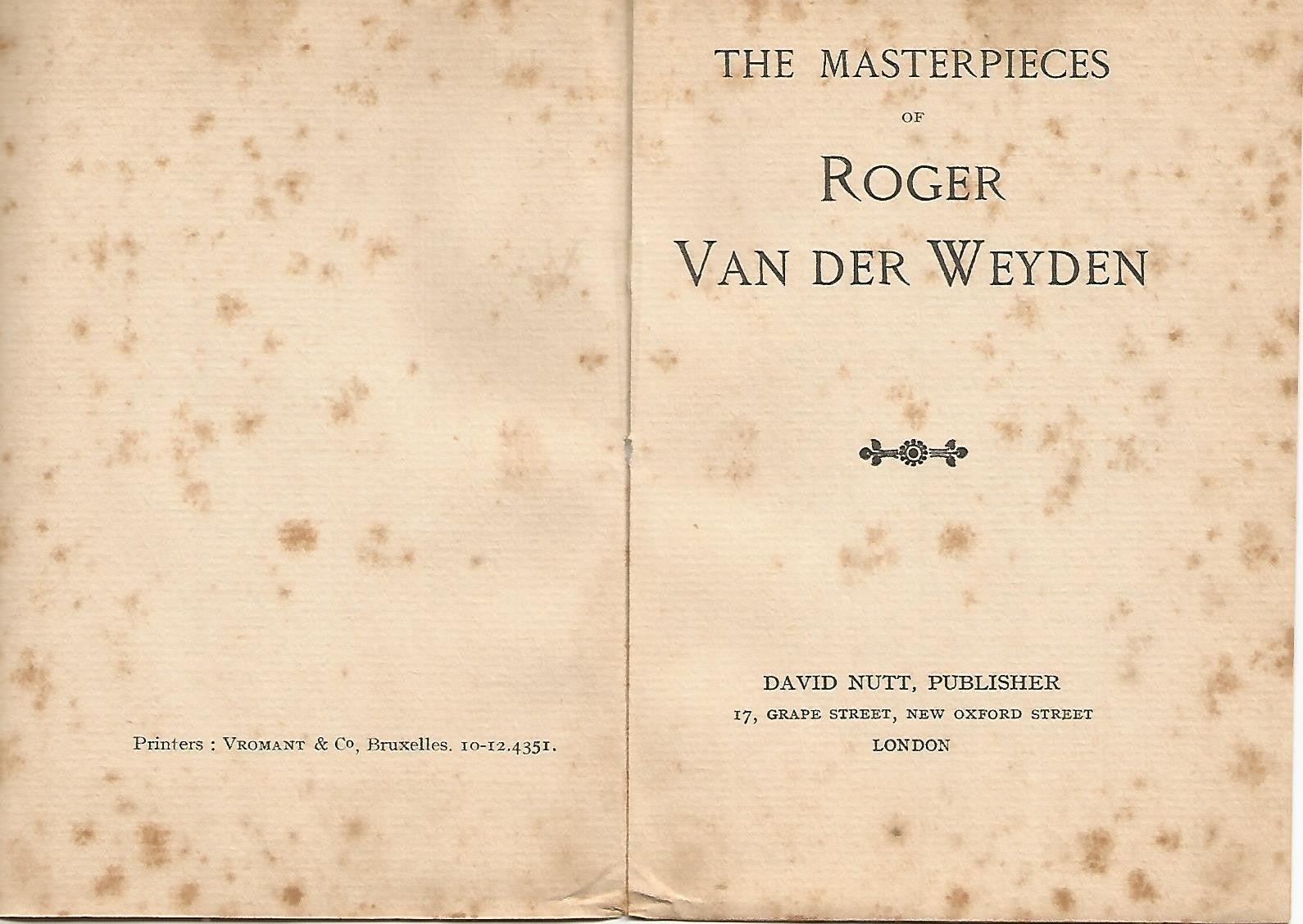 Lamina 864: WEYMEN. Libro explicativo (en ingles)