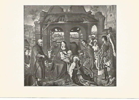 Lamina 875: WEYMEN. La Adoracion de los Magos