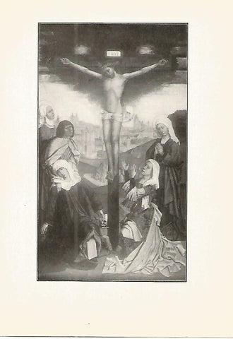 Lamina 880: WEYMEN. Cristo crucificado