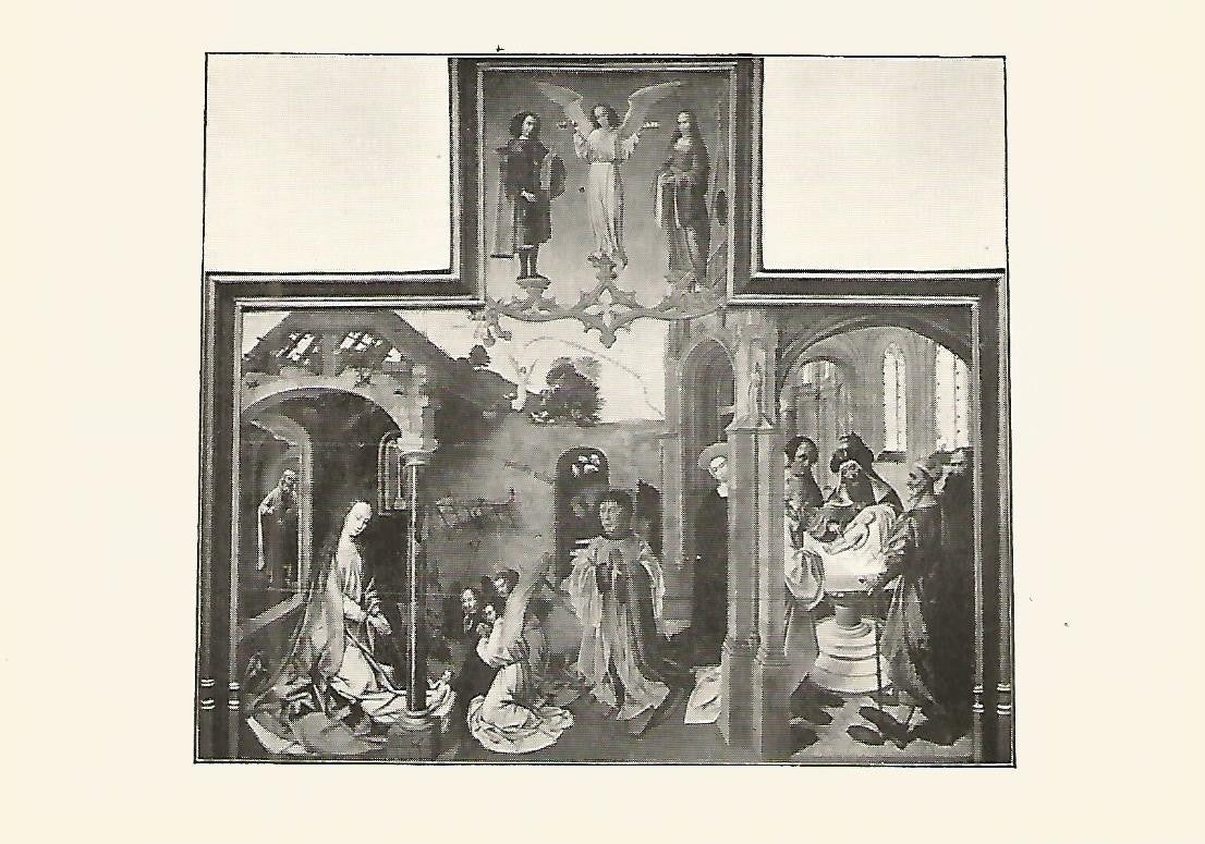 Lamina 894: WEYMEN. La Adoracion de la Virgen y la circuncision