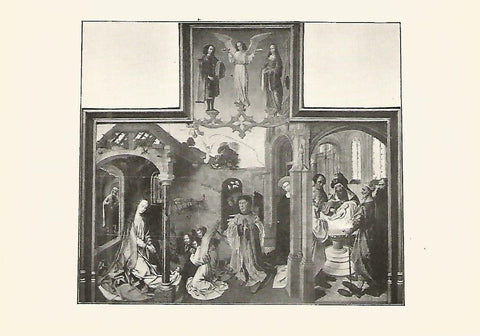 Lamina 894: WEYMEN. La Adoracion de la Virgen y la circuncision