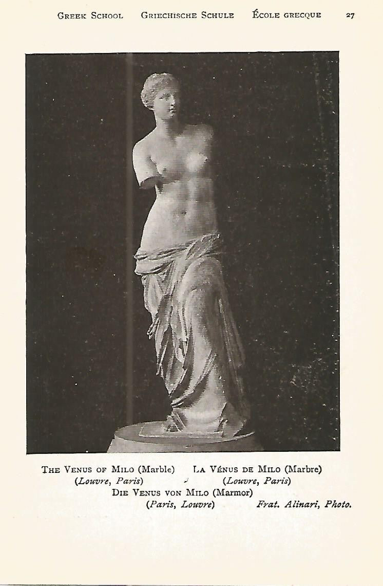 Lamina 909: GRECIA. La Venus de Milo