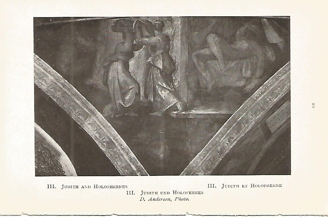 Lamina 935: MIGUEL ANGEL. Judit y Holofernes
