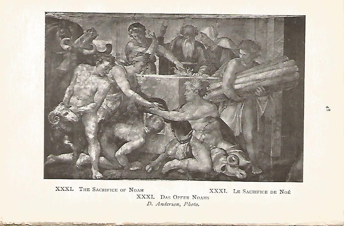 Lamina 949: MIGUEL ANGEL. El sacrificio de Noe