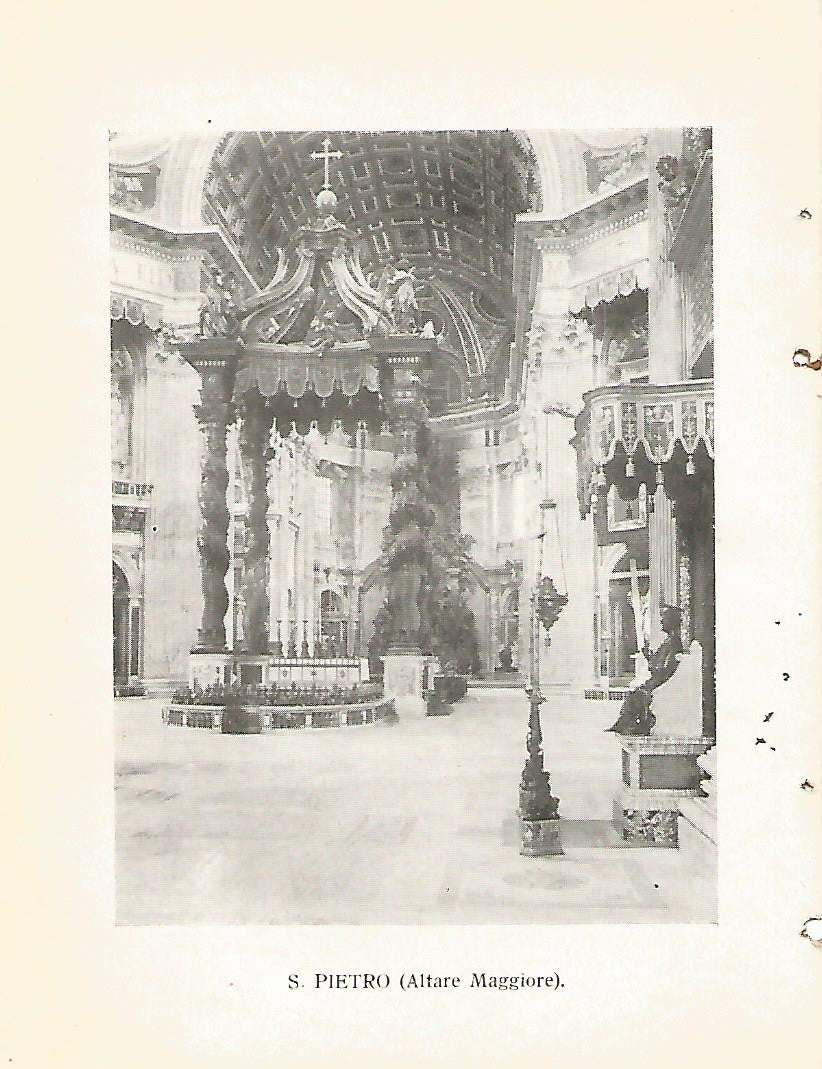 Lamina 1022: ROMA. San Pedro. Altar Mayor