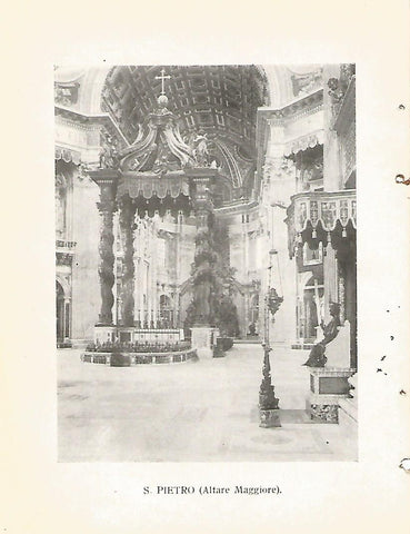 Lamina 1022: ROMA. San Pedro. Altar Mayor