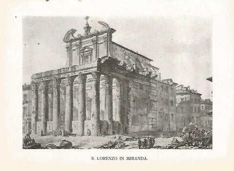 Lamina 1039: ROMA. San Lorenzo in Miranda