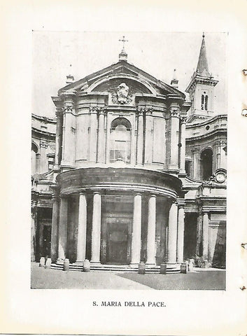 Lamina 1051: ROMA. Santa Maria della Pace