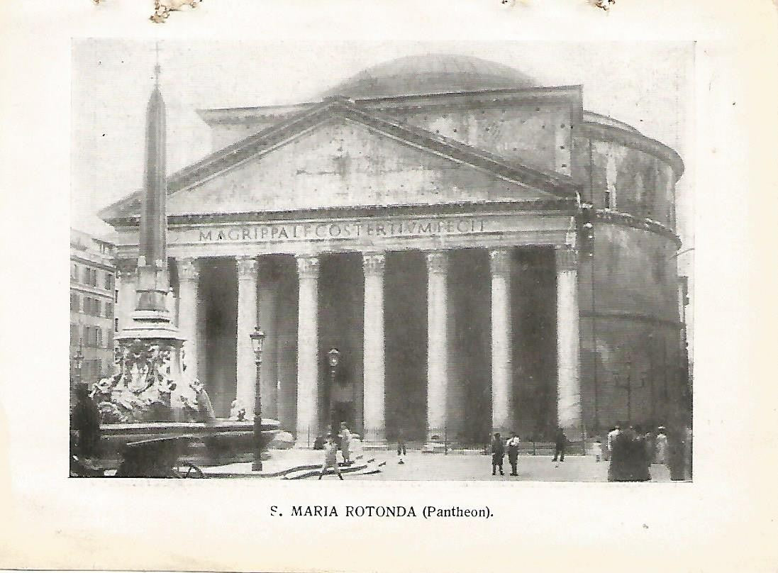 Lamina 1052: ROMA. Santa Maria Rotonda. Panteon