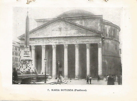 Lamina 1052: ROMA. Santa Maria Rotonda. Panteon