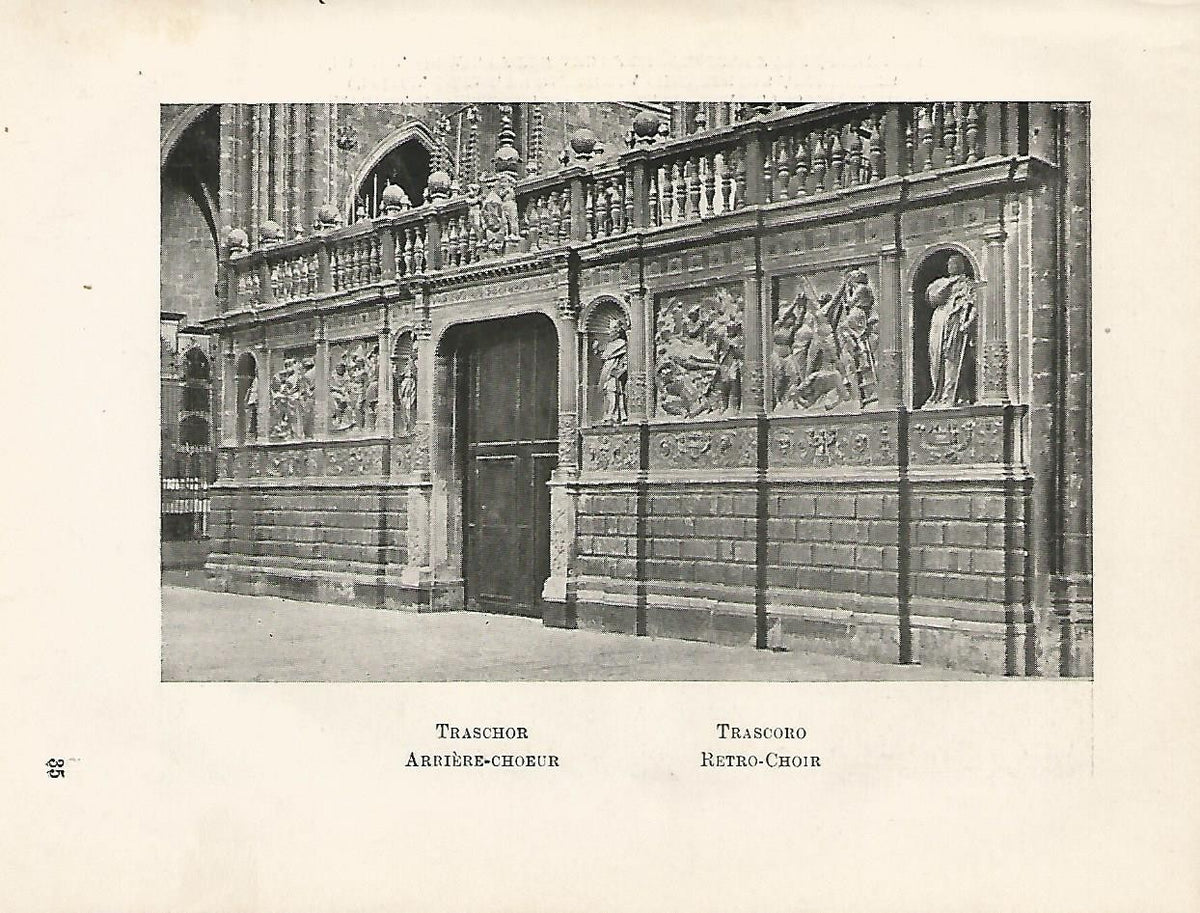 Lamina 1071: CATEDRAL DE BARCELONA. Trascoro