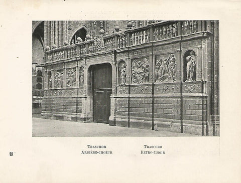 Lamina 1071: CATEDRAL DE BARCELONA. Trascoro