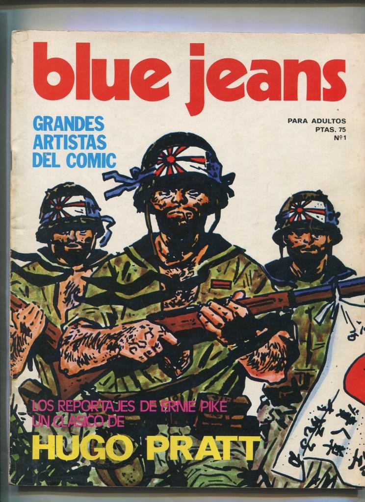 Blue Jeans numero 01: Ernie Pike de Hugo Pratt, Betty Boop