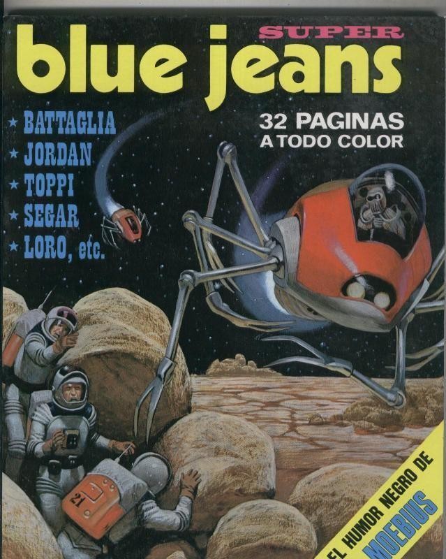 Blue Jeans numero 20: el humor negro de Moebius con la agonia perpetua, Tora, tora, tora por Dino Battaglia
