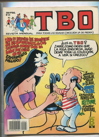 TBO de Ediciones B numero 026: (numerado 1 en trasera)