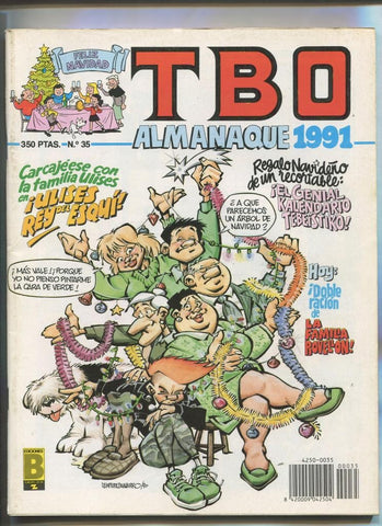 TBO de Ediciones B numero 035: almanaque 1991 con el recortable