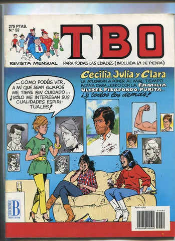 TBO de Ediciones B numero 052 (numerado 2 en trasera)