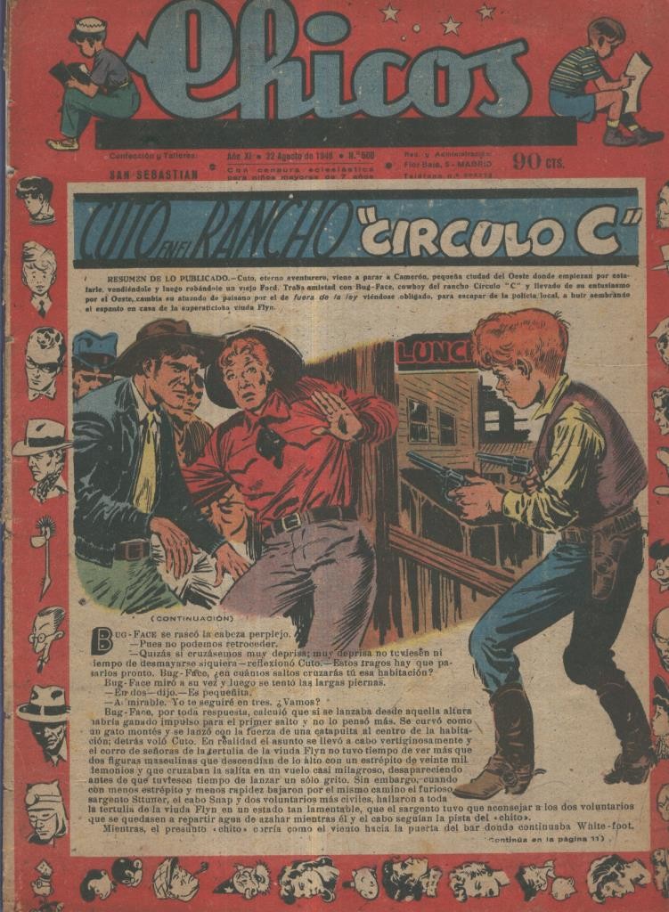 Chicos de Consuelo Gil numero 500 (procede de tomo desencuadernado)