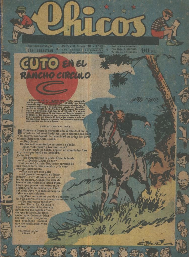 Chicos de Consuelo Gil numero 509 (procede de tomo desencuadernado)