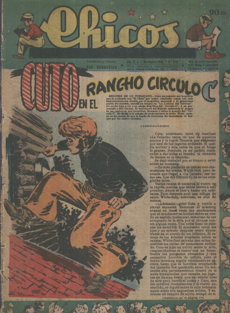 Chicos de Consuelo Gil numero 510 (procede de tomo desencuadernado)