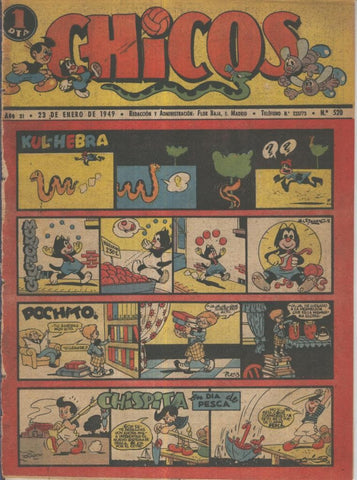 Chicos de Consuelo Gil numero 520 (procede de tomo desencuadernado)