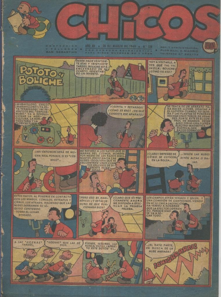 Chicos de Consuelo Gil numero 528 (procede de tomo desencuadernado)