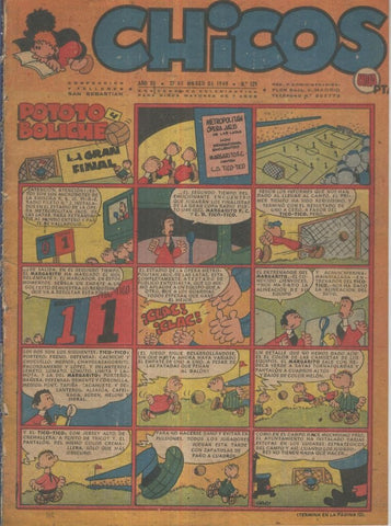 Chicos de Consuelo Gil numero 529 (procede de tomo desencuadernado)