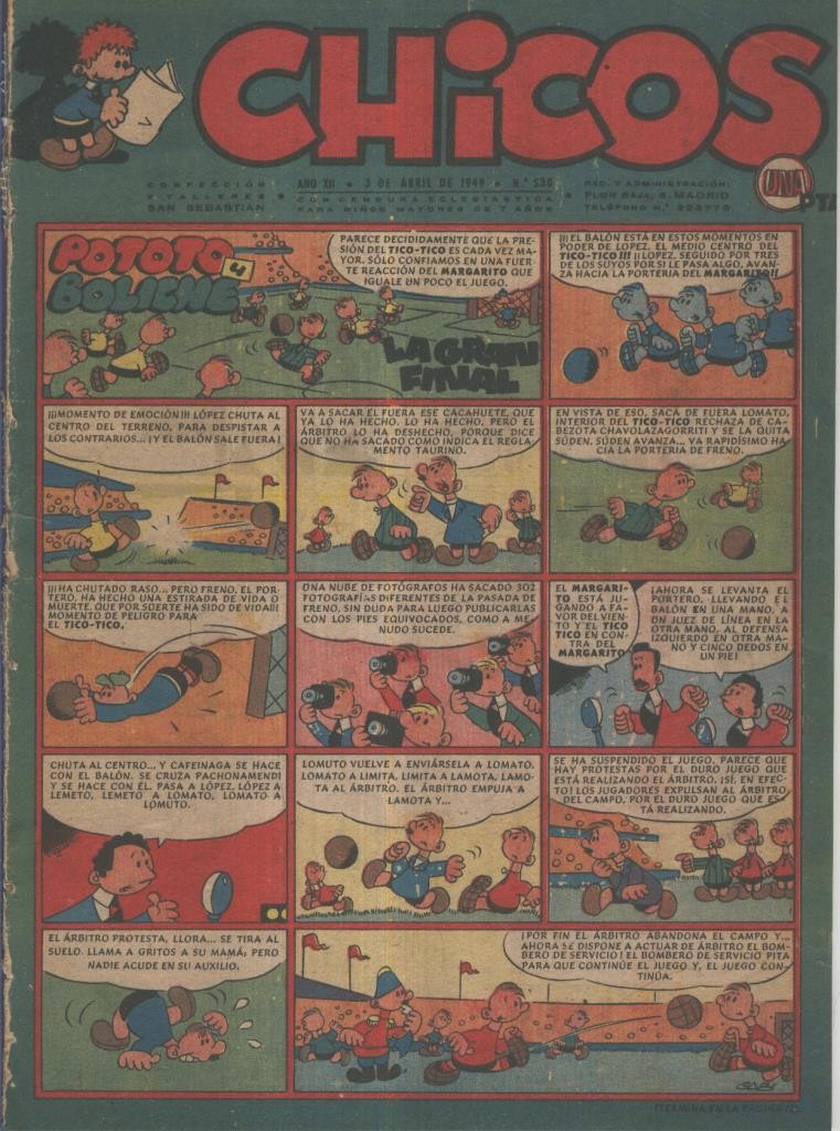 Chicos de Consuelo Gil numero 530 (procede de tomo desencuadernado)