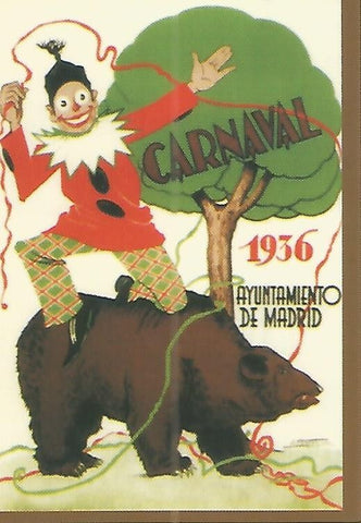 CALENDARIO PUBLICITARIO 00284: Carnaval 1936. Ayuntamiento de Madrid