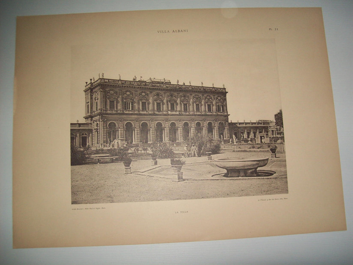 Lamina 1141: VILLA ALBANI. LA VILLA