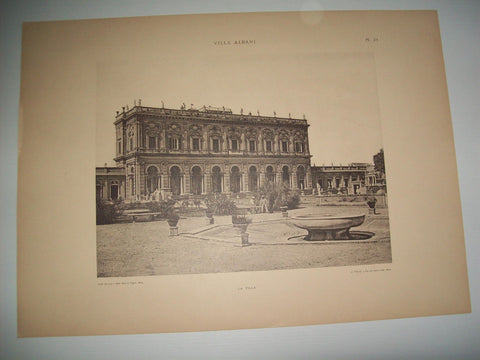 Lamina 1141: VILLA ALBANI. LA VILLA
