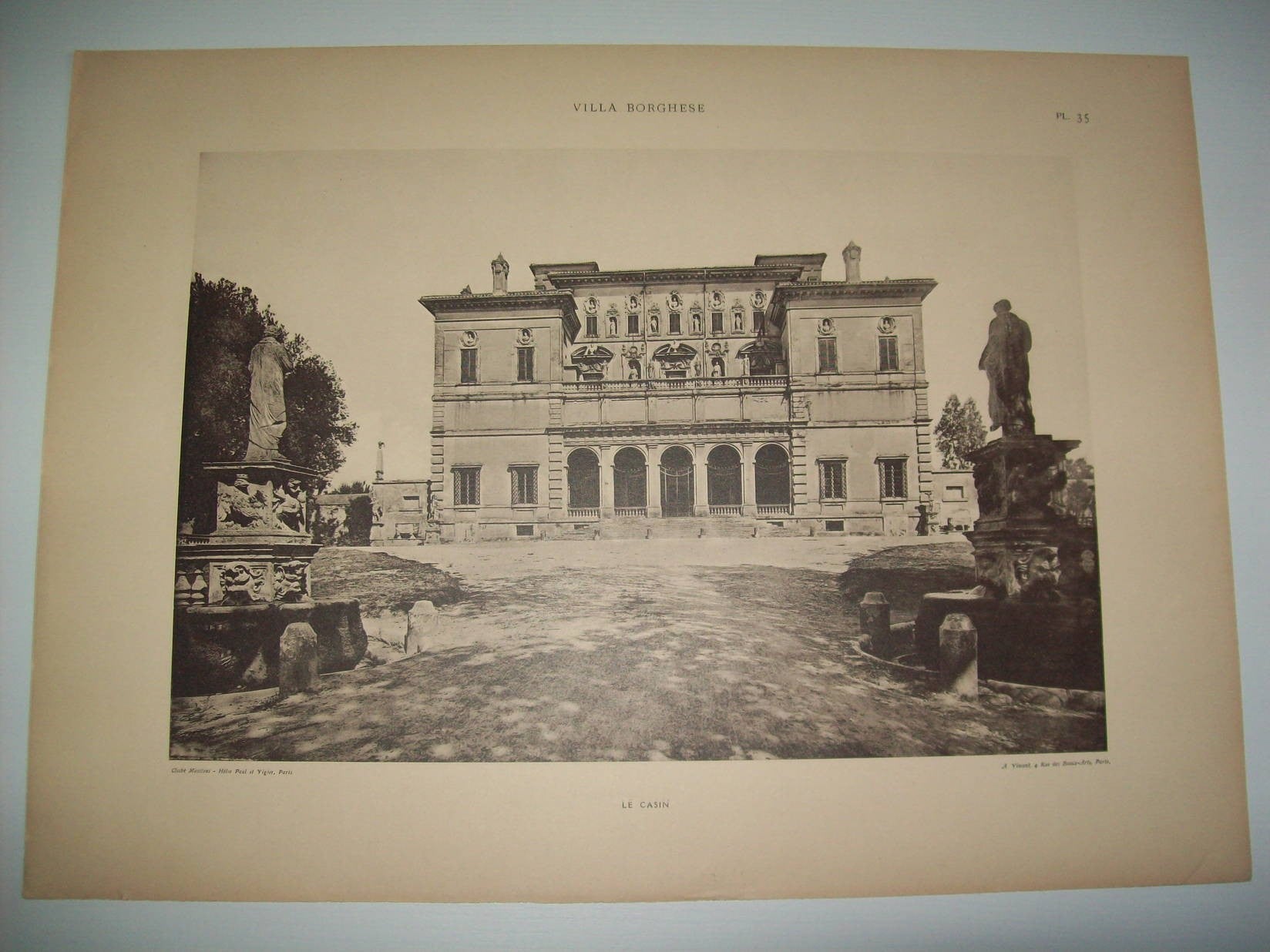 Lamina 1155: VILLA BORGHESE. LE CASIN