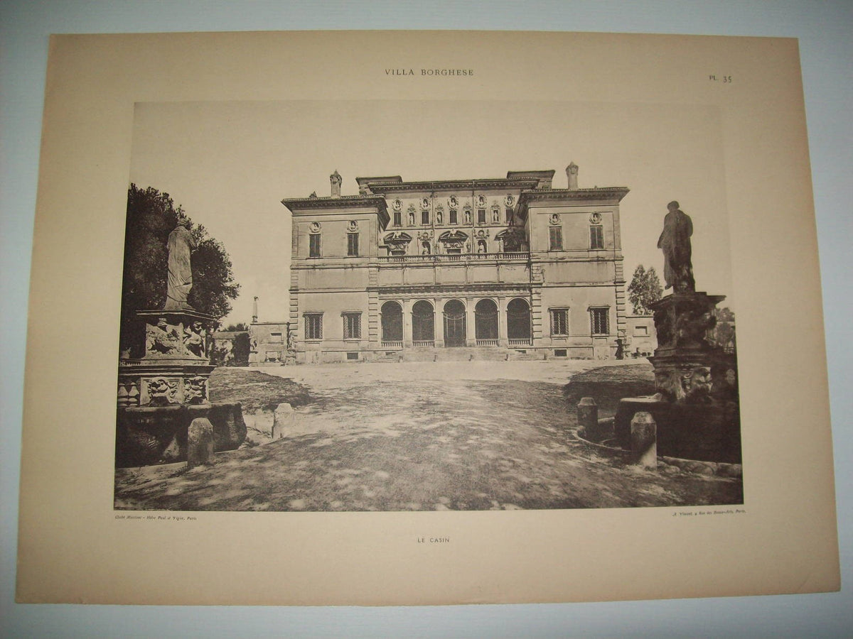 Lamina 1155: VILLA BORGHESE. LE CASIN